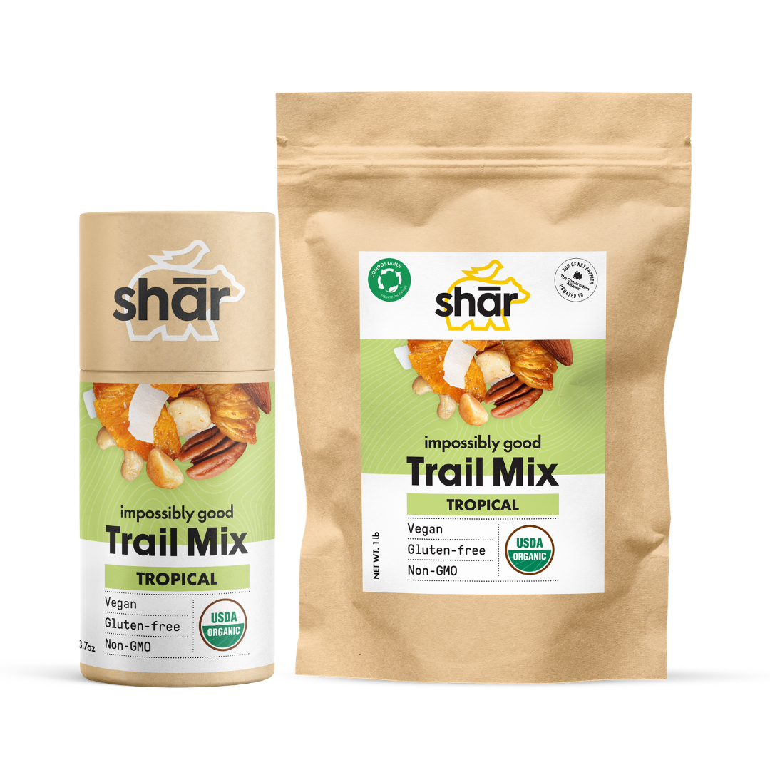 1.0 lb COMPOSTABLE BAG + 1 SHĀR TUBE - TROPICAL