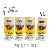 HAPPY HOLIDAYS - 3.7 oz SHĀR TUBES X 3 - ORIGINAL