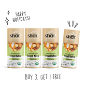 HAPPY HOLIDAYS - 3.7 oz SHĀR TUBES X 3 - TROPICAL