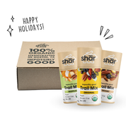 HAPPY HOLIDAYS - The Shār Trio Gift Box (Assorted Tubes: Savory, Tropical, Original)
