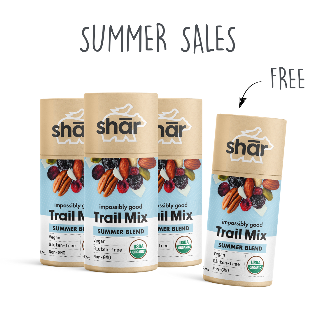 3.7 oz SHĀR TUBES X 3 + 1 FREE - SUMMER BLEND (SUMMER SALES)