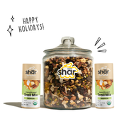HAPPY HOLIDAYS – The Giant Snacker’s Delight Box (4.5 lbs Jar + 2 Tubes – Choose Your Recipe)