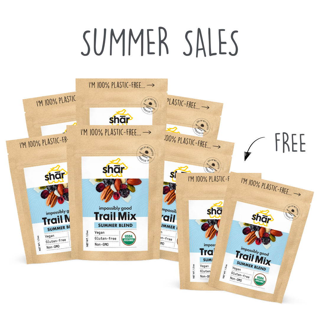 1.5 oz COMPOSTABLE MINI BAG x 6 PACK + 2 FREE – SUMMER BLEND (SUMMER SALES)