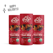 HAPPY HOLIDAYS - 3.7 oz SHĀR TUBES X 3 - HOLIDAY BLEND