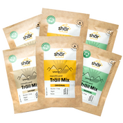 1.5 oz COMPOSTABLE MINI BAG x 6 PACK – ASSORTED - SAVORY, TROPICAL, ORIGINAL