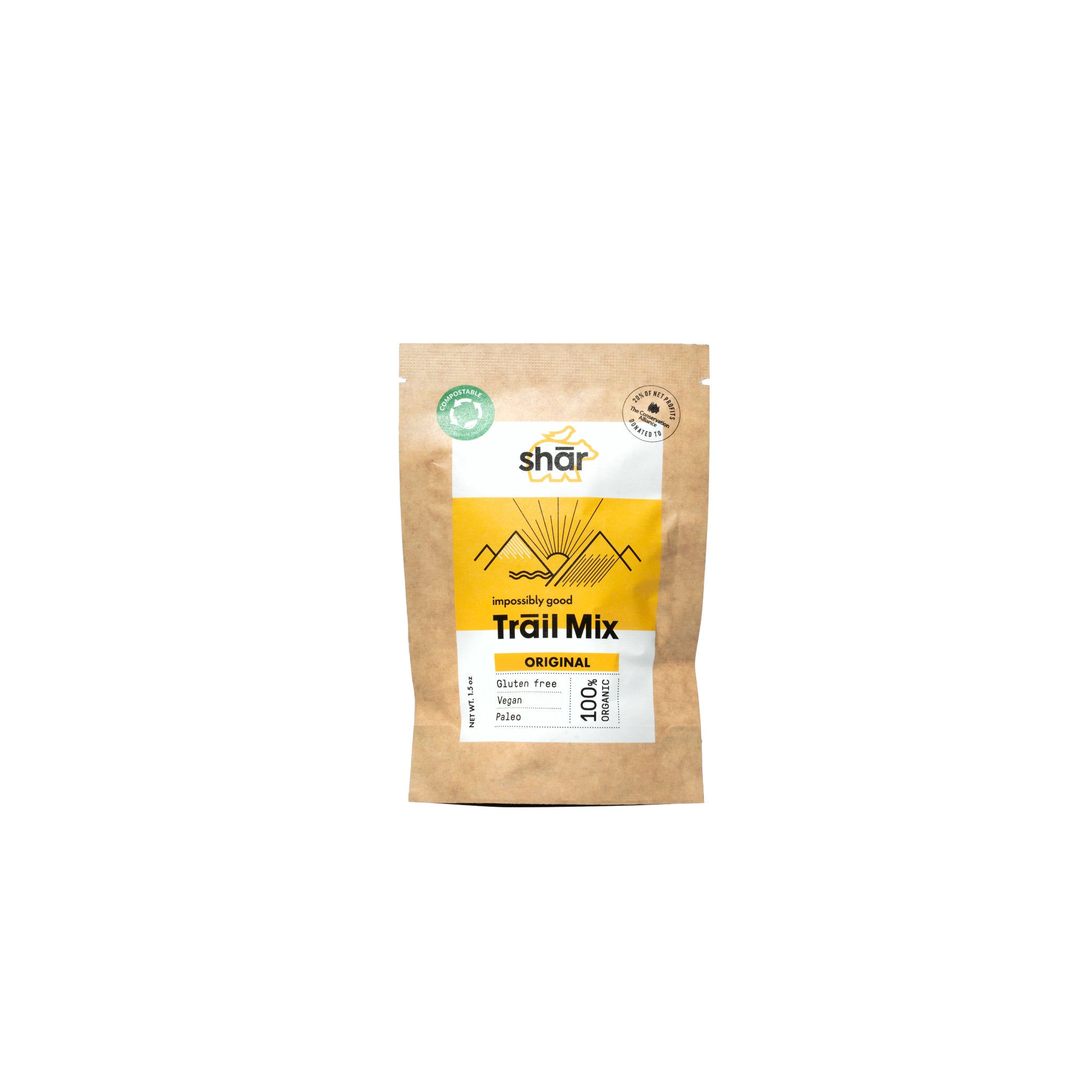 1.5 oz organic shār mini x 6 pack – assorted – Savory, Original, Tropical